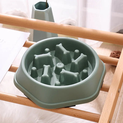 Bone-shaped food bowl