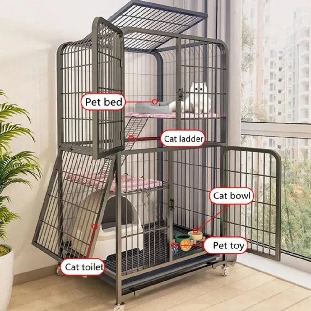 Modern Iron Mesh Dog Cages