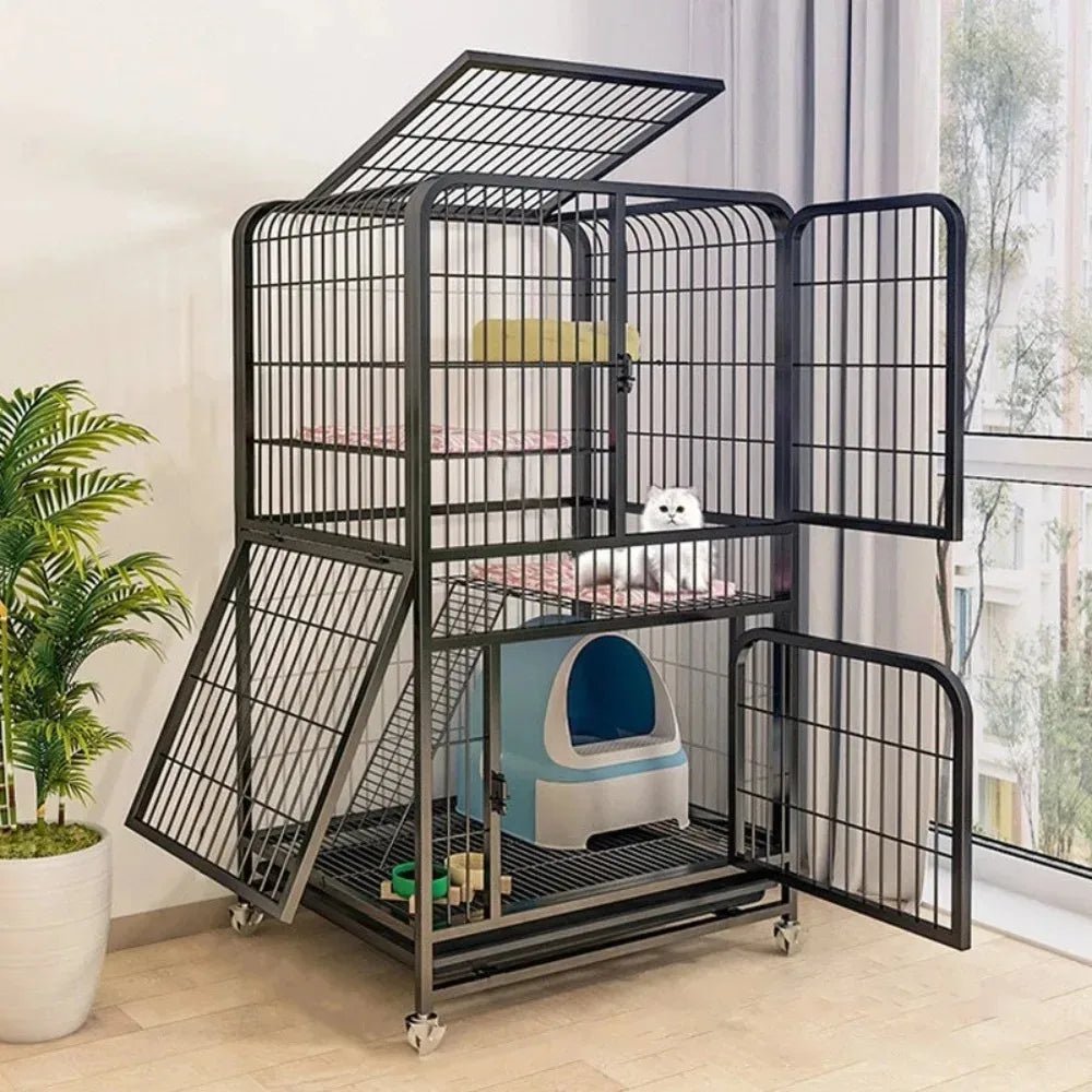 Modern Iron Mesh Dog Cages