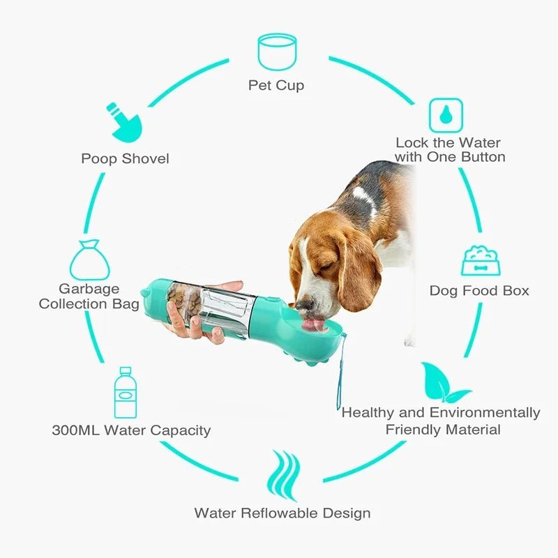 Multifunction Dog Water Bottle