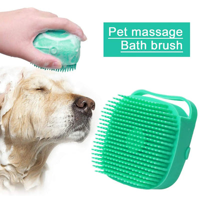 Soft Rubber Pet Shampoo Brush