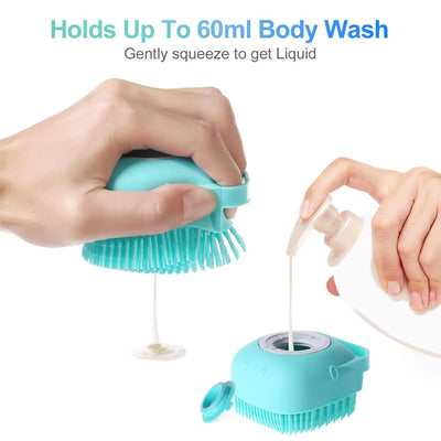 Soft Rubber Pet Shampoo Brush