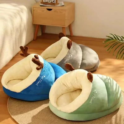 Warm pet slippers