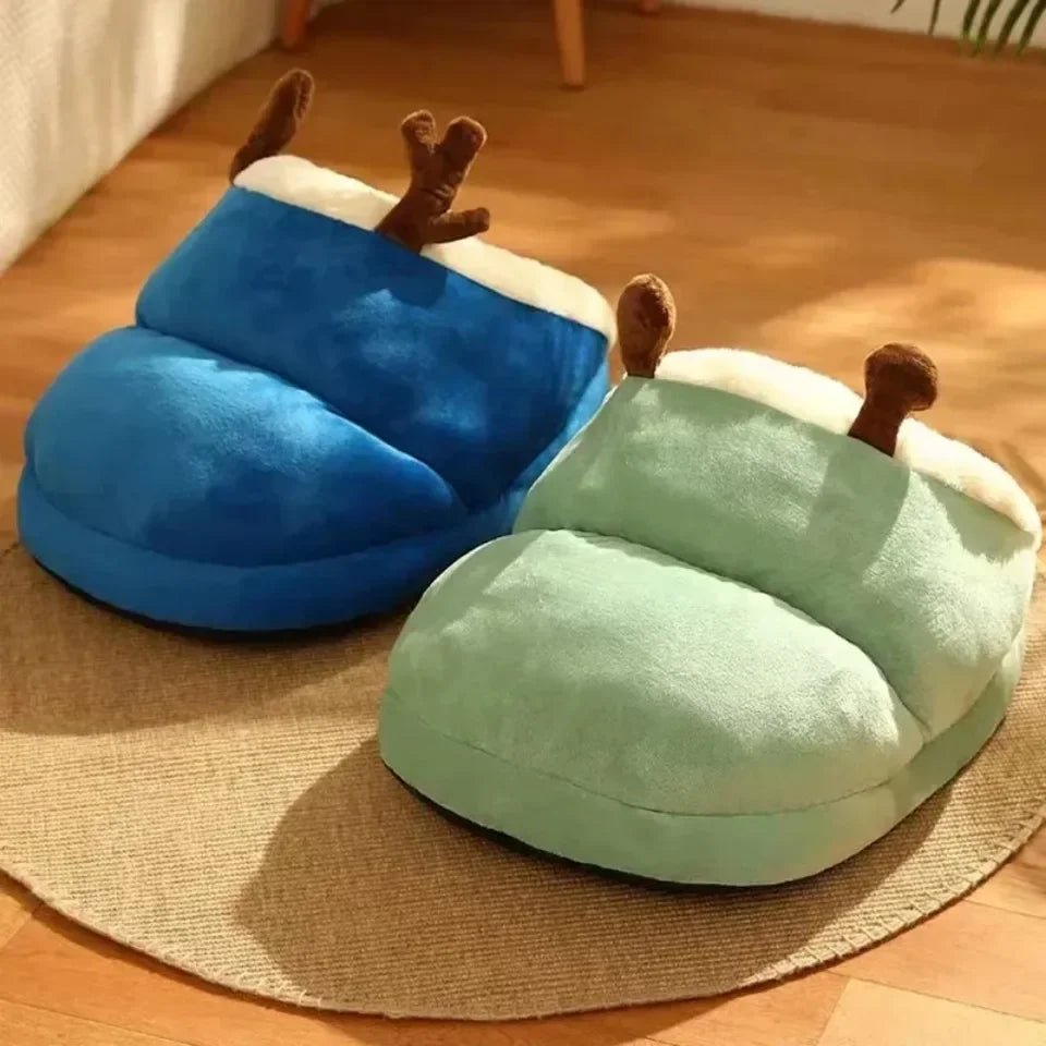 Warm pet slippers